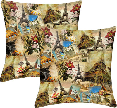 

Lushomes Printed Cushions Cover(Pack of 2, 60 cm, Multicolor)