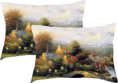 

Sleep Nature's Printed Pillows Cover(Pack of 2, 68.58 cm*45.72 cm, Multicolor)