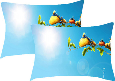 

Sleep Nature's Printed Pillows Cover(Pack of 2, 68.58 cm*45.72 cm, Multicolor)