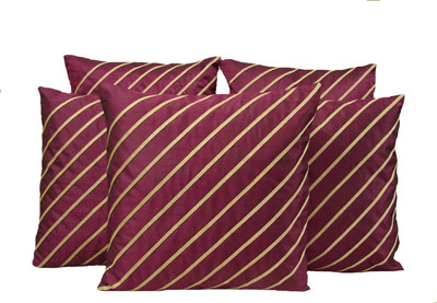 73% OFF on HOME SHINE Striped Cushions Cover(Pack of 5, 40 cm*40 cm, Purple) 73% OFF on HOME SHINE Striped Cushions Cover(Pack of 5, 40 cm*40 cm, Purple)