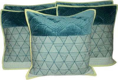 

Design Willa Geometric Cushions Cover(Pack of 5, 41 cm*41 cm, Multicolor)
