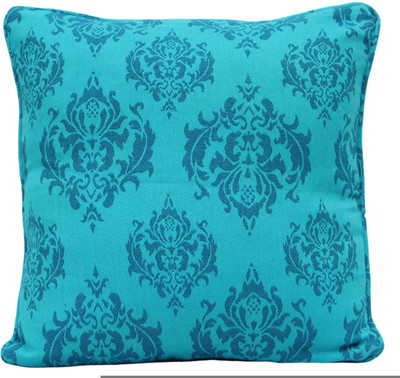 

Elan Damask Cushions Cover(40 cm*40 cm, Blue)