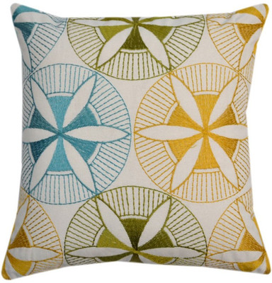 

YAMINI Embroidered Cushions Cover(30 cm*30 cm, White)