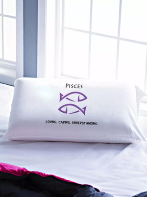 

Stoa Paris Printed Pillows Cover(69 cm*46 cm, White)