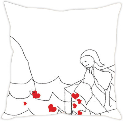 

Sleep Nature's Abstract Cushions Cover(30.63 cm*30.63 cm, Multicolor)