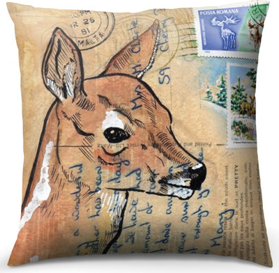 25% OFF on Calmistry Abstract Cushions Cover(16 cm*16 cm, Multicolor)