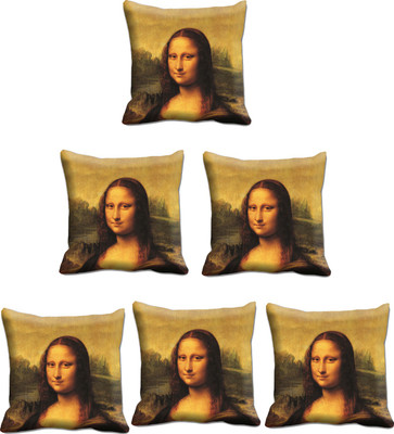 

IndiWeaves Printed Cushions Cover(Pack of 6, 40 cm*40 cm, Multicolor)