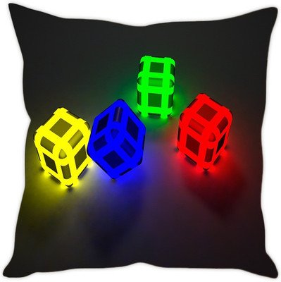 

Sleep Nature's Abstract Cushions Cover(Pack of 5, 40.64 cm*40.64 cm, Multicolor)