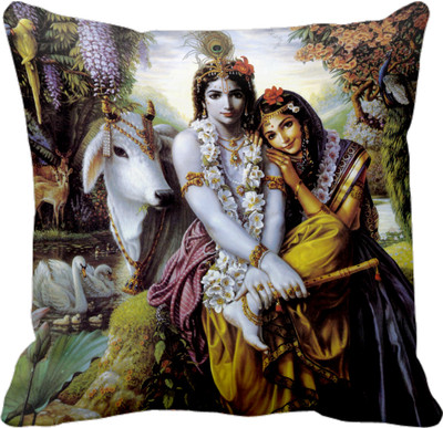 

Tied Ribbons Floral Cushions Cover(30 cm*30 cm, Multicolor)