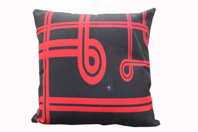 

Adishma Printed Cushions Cover(40 cm*40 cm, Black, Red)