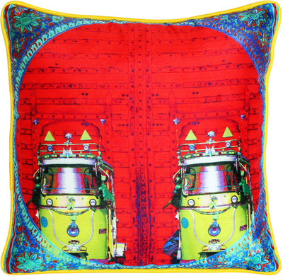 

Fatfatiya Floral Cushions Cover(40 cm*40 cm, Multicolor)