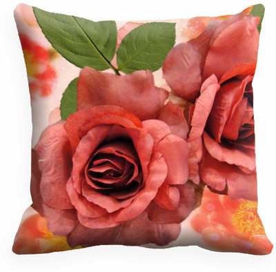 

IndiWeaves Printed Cushions Cover(30 cm*30 cm, Pink)