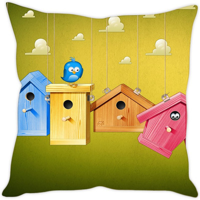 

Sleep Nature's Abstract Cushions Cover(40 cm*40 cm, Multicolor)