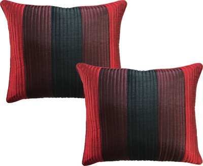 

HOME SHINE Striped Cushions Cover(Pack of 2, 60 cm*60 cm, Multicolor)
