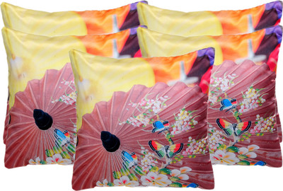 

Alina Decor Printed Cushions Cover(Pack of 5, 40 cm*40 cm, Multicolor)