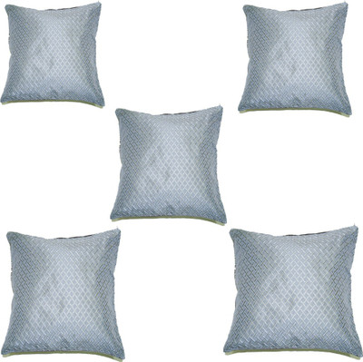 

Koncepts Checkered Cushions & Pillows Cover(Pack of 5, 42 cm*42 cm, Grey)