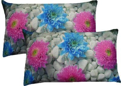 

HOME SHINE Printed Pillows Cover(Pack of 2, 45 cm*70 cm, Multicolor)
