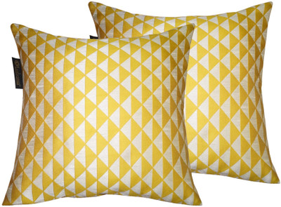 

Lushomes Cushions Cover(Pack of 2, 40 cm*40 cm, Yellow)