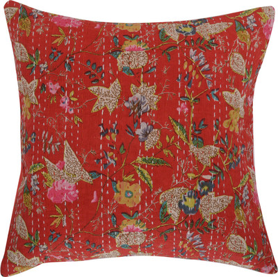 

Trade Star Floral Cushions Cover(40 cm*40 cm, Red)