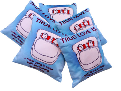 

The Intellect Bazaar Cartoon Cushions Cover(Pack of 5, 15 cm*15 cm, Blue)