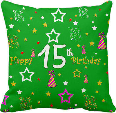 

Tied Ribbons Printed Cushions Cover(30 cm*30 cm, Multicolor)
