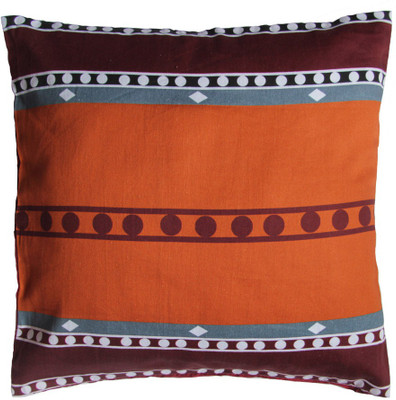 

Indian Colours Geometric Cushions Cover(40 cm*40 cm, Orange)