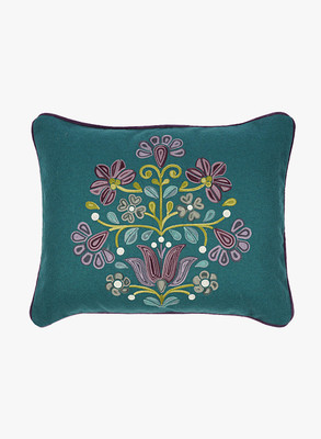 

Solaj Floral Cushions & Pillows Cover(69 cm*46 cm, Green)