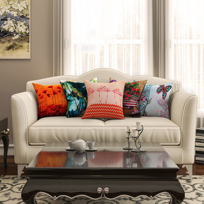 

SEJ by Nisha Gupta Abstract Cushions Cover(Pack of 5, 40.64 cm*40.64 cm, Multicolor)
