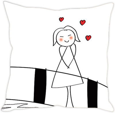 

Sleep Nature's Abstract Cushions Cover(40.63 cm*40.63 cm, Multicolor)