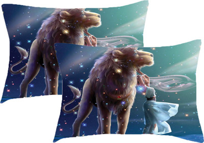 

Sleep Nature's Printed Pillows Cover(Pack of 2, 68.58 cm*45.72 cm, Multicolor)