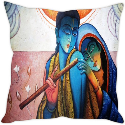 

Sleep Nature's Abstract Cushions Cover(30.63 cm*30.63 cm, Multicolor)