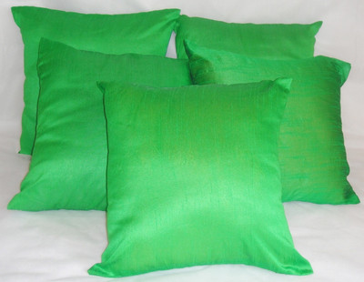 

ASC Plain Cushions Cover(Pack of 5, 40.64 cm*40.64 cm, Green)