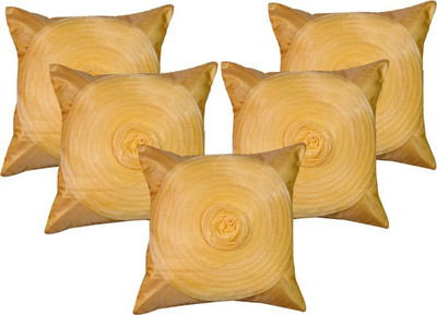 

Shine Villa Floral Cushions Cover(Pack of 5, 40 cm*40 cm, Beige)