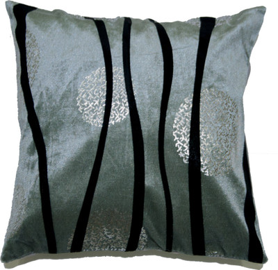 

Koncepts Self Design Cushions Cover(44 cm*44 cm, Grey)