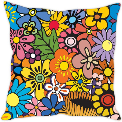 

Sleep Nature's Abstract Cushions Cover(Pack of 5, 40.64 cm*40.64 cm, Multicolor)