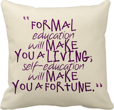 

Tied Ribbons Printed Cushions Cover(30 cm*30 cm, Multicolor)
