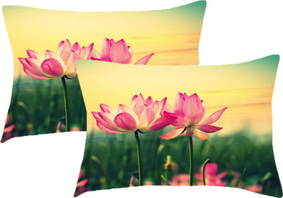 

Sleep Nature's Printed Pillows Cover(Pack of 2, 68.58 cm*45.72 cm, Multicolor)