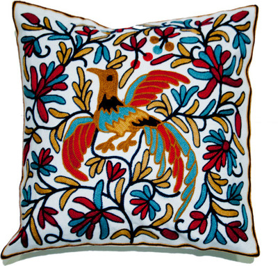 

Koncepts Embroidered Cushions Cover(44 cm*44 cm, Multicolor)