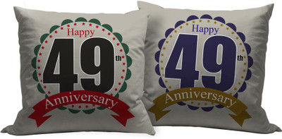 

Tied Ribbons Text Print Cushions Cover(Pack of 2, 30 cm*30 cm, Multicolor)