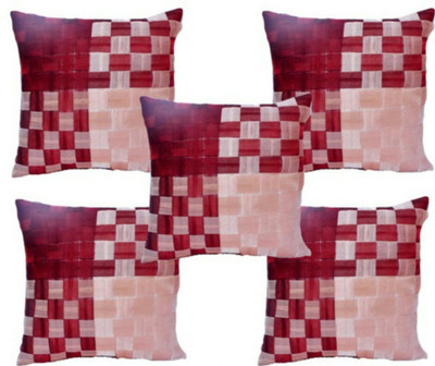 

Shine Villa Striped Cushions Cover(Pack of 5, 40 cm*40 cm, Multicolor)
