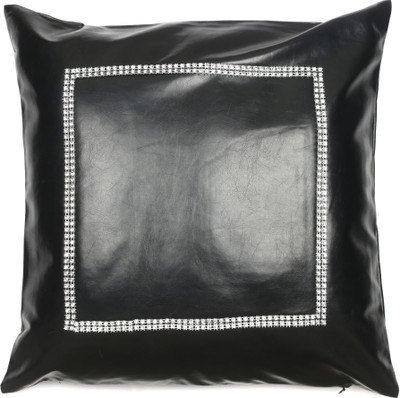 

Home Candy Striped Cushions Cover(45 cm*45 cm, Black)