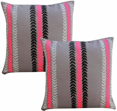 20% OFF on Dekor World Abstract Cushions Cover(Pack of 2, 16 cm*16 cm, Grey)