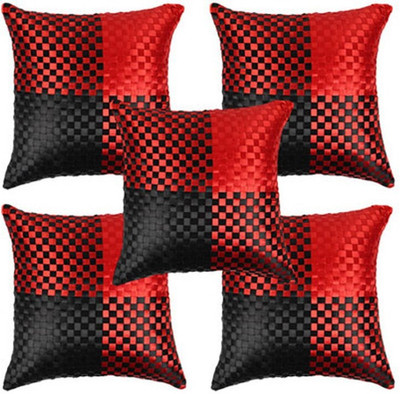 

Creative Homes Checkered Cushions Cover(Pack of 5, 40 cm*40 cm, Multicolor)