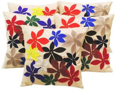 

Ridhima Creations Self Design Cushions Cover(Pack of 5, 40 cm, Multicolor)