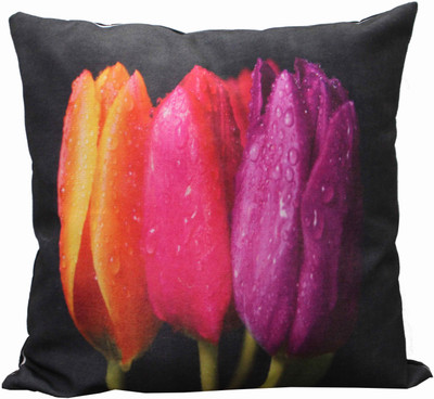

Adishma Printed Cushions Cover(40 cm*40 cm, Black)