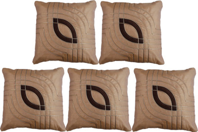 

Veer Creations Abstract Cushions Cover(Pack of 5, 40 cm*40 cm, Beige)