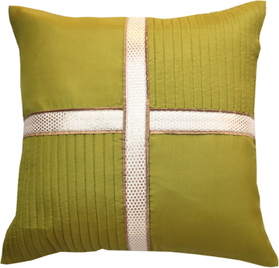 

Ans Floral Cushions Cover(40 cm*40 cm, Light Green)