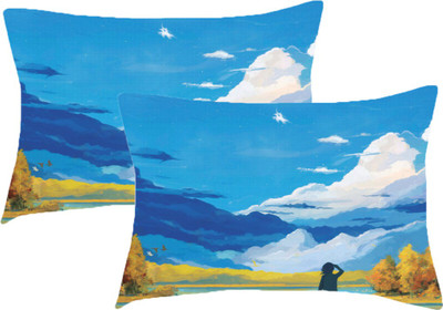 

Sleep Nature's Printed Pillows Cover(Pack of 2, 68.58 cm*45.72 cm, Multicolor)