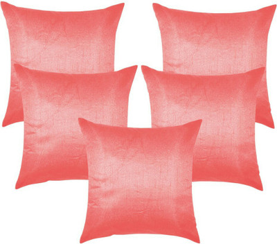

Shine Villa Plain Cushions Cover(Pack of 5, 40 cm*40 cm, Pink)