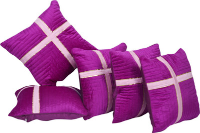 

Shine Villa Striped Cushions Cover(Pack of 5, 40 cm*40 cm, Pink)